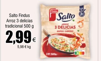FROIZ Salto Findus Arroz 3 delicias tradicional 500 g oferta