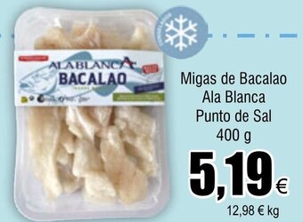 FROIZ Migas de Bacalao Ala Blanca Punto de Sal oferta