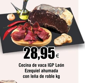 FROIZ Cecina de vaca IGP León Ezequiel ahumada con leña de roble kg oferta