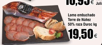 FROIZ Lomo embuchado Torre de Núñez 50% raza Duroc kg oferta
