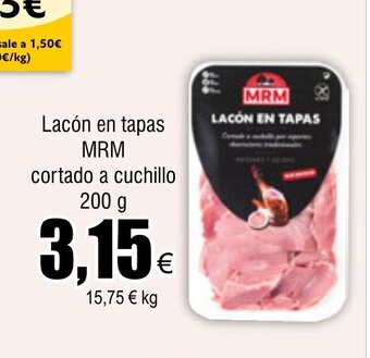 FROIZ Lacón en tapas MRM cortado a cuchillo 200 g oferta