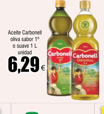 FROIZ Aceite Carbonell oliva sabor 1⁰ o suave 1 L unidad oferta