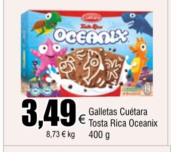 FROIZ Galletas Cuétara Tosta Rica Oceanix 400 g oferta