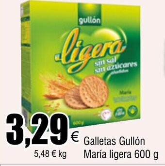 FROIZ Galletas Gullón María ligera 600 g oferta