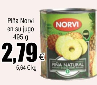 FROIZ Piña Norvi en su jugo 495 g oferta