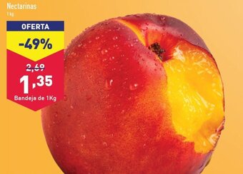 ALDI Nectarinas oferta