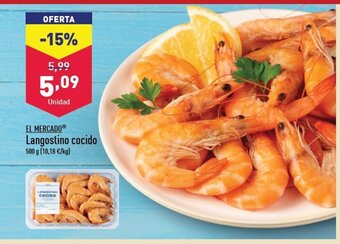 ALDI EL MERCADOⓇ Langostino cocido 500 g oferta