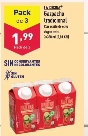 ALDI LA COCINAⓇ Gazpacho tradicional oferta