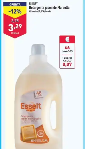 ALDI ESSELTⓇ Detergente jabón de Marsella oferta