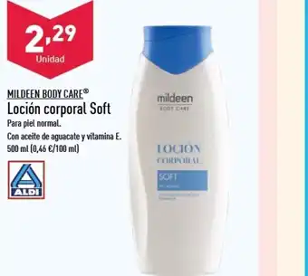 ALDI MILDEEN BODY CAREⓇ Loción corporal Soft oferta