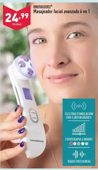 ALDI INNOVAGOODSⓇ Masajeador facial avanzado 6 en 1 oferta