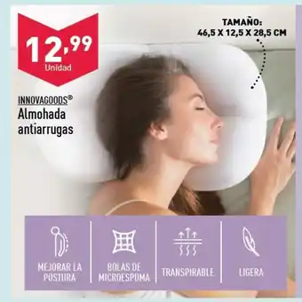 ALDI INNOVAGOODSⓇ Almohada antiarrugas oferta