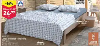ALDI NOVITESSEⓇ Juego de ropa de cama doble oferta
