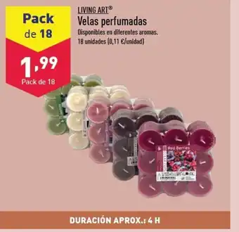 ALDI LIVING ARTⓇ Velas perfumadas oferta