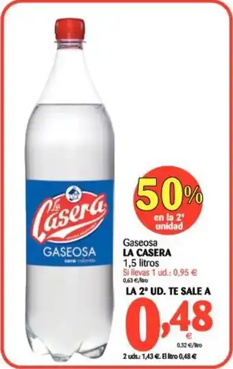 Alimerka La Casera Gaseosa 1,5 L oferta