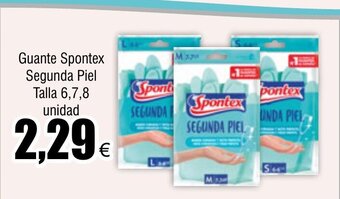 FROIZ Guante Spontex Segunda Piel Talla 6,7,8 unidad oferta