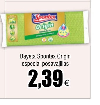 FROIZ Bayeta Spontex Origin especial posavajillas oferta
