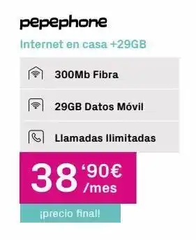 Phone House Tarifas internet oferta