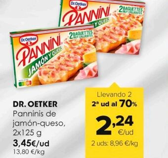 Autoservicios Familia Paninis dr oetker oferta