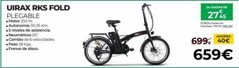 Feu Vert Bicicleta plegable oferta