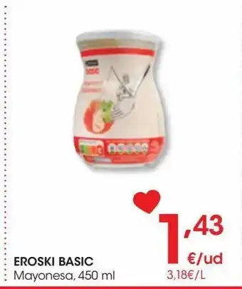 Eroski Eroski basic mayonesa 450 ml oferta