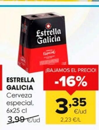 Autoservicios Familia Cerveza especial estrella galicia oferta