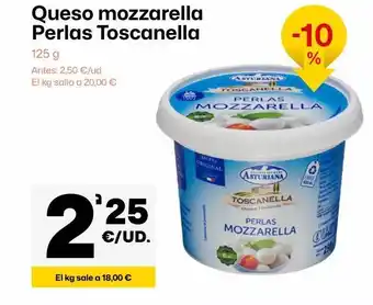 AhorraMas Mozzarella asturiana oferta