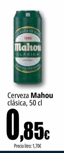 Unide Supermercados Cerveza mahou clásica oferta