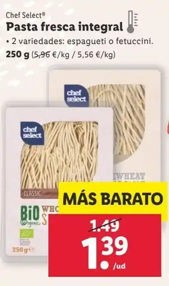 Lidl Pasta fresca chef select oferta