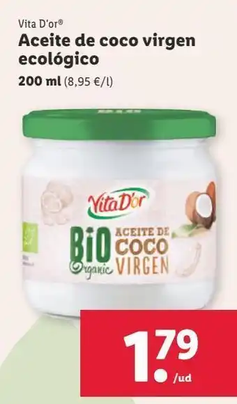 Lidl Aceite de coco oferta