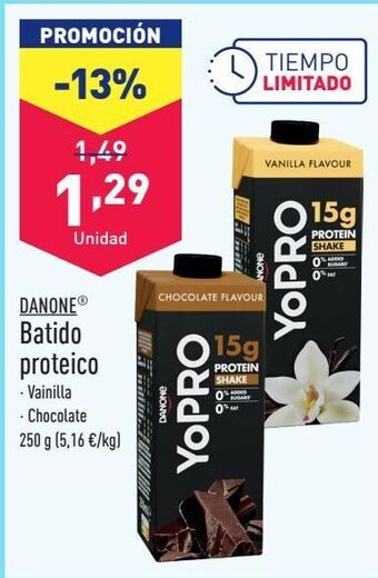 ALDI Danone batido proteico oferta