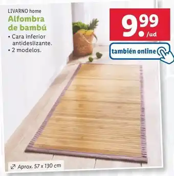 Lidl Alfombras livarno oferta