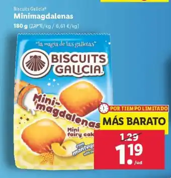Lidl Biscuits Galicia Minimagdalenas oferta