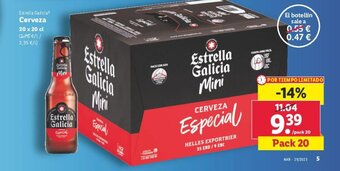 Lidl Estrella Galicia® Cerveza oferta