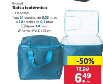 Lidl Rocktrail Bolsa isotérmica oferta