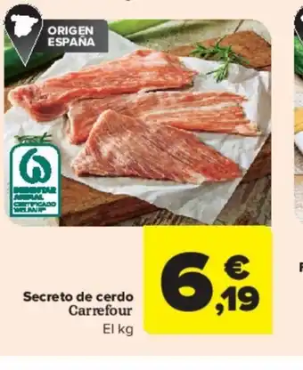 Carrefour Secreto de cerdo Carrefour oferta