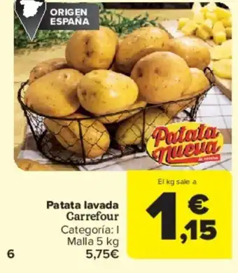 Carrefour Patata lavada Carrefour Categoría: I oferta
