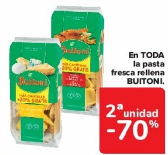 Carrefour En TODA la pasta fresca rellena BUITONI. oferta