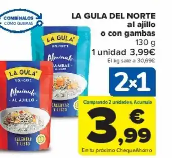 Carrefour LA GULA DEL NORTE al ajillo o con gambas oferta