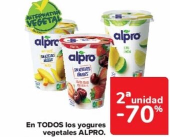 Carrefour En TODOS los yogures vegetales ALPRO. oferta