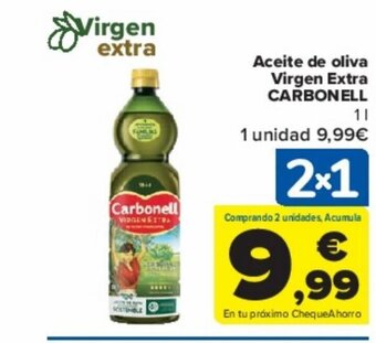 Carrefour Aceite de oliva Virgen Extra CARBONELL oferta