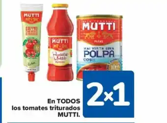 Carrefour EN TODOS los tomates triturados MUTTI. oferta