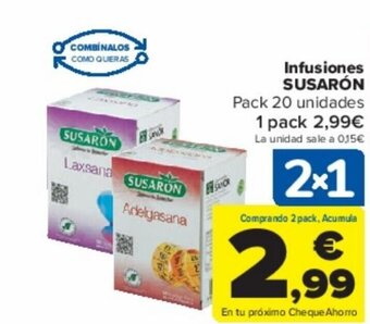 Carrefour Infusiones SUSARÓN oferta
