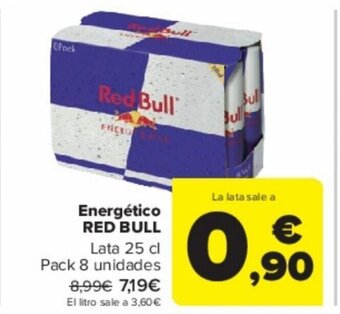 Carrefour Energético RED BULL oferta