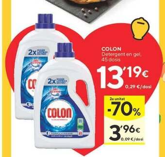 Caprabo COLON Detergent en gel, 45 dosis oferta