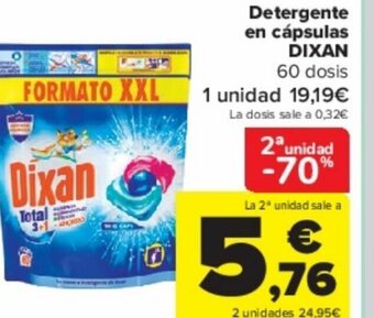 Carrefour Detergente en cápsulas DIXAN oferta