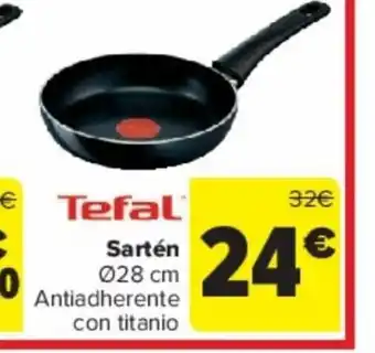 Carrefour Sartén Ø28 cm Antiadherente con titanio oferta