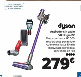 Carrefour Aspirador sin cable V8 Origin 22 oferta
