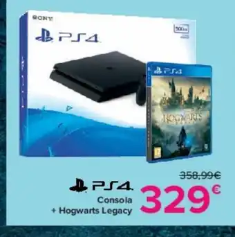 Carrefour PS4 Consola + Hogwarts Legacy oferta