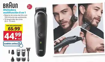 Lidl Afeitadora braun oferta